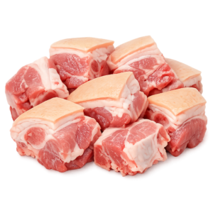 pork thai cut with skin